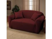 Jersey Stretch Love Seat Protector Slip Cover 70 x 120 Ruby