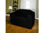 Jersey Stretch Chair Protector Slip Cover 70 x 90 Black