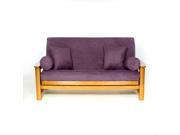 LS COVERS SUSSEX AUBERGINE FULL FUTON COVER Fits Mattress 54x75 x 6 to 8