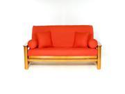 LS COVERS ORANGE FULL FUTON COVER Full Size Fits 6 8in Mattress 54 x 75 Inch