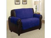 Microfiber Quilted Pet Furniture Protector Loveseat Navy