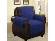 Microfiber Quilted Pet Furniture Protector Chair Navy
