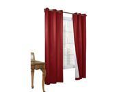 Thermalogic Weather Cotton Fabric 160 X 84 Grommet Top Panel Burgundy