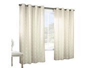 Thermalogic Anna Jacquard Lace Grommet Top Window Panel Pair Ivory