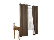 Thermalogic Weather Cotton Grommet Top Window Panel Pair Chocolate