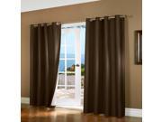 Thermaplus Horizon Insulated Blackout Grommet Top Window Panel Brown
