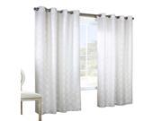 Thermalogic Anna Jacquard Lace Grommet Top Window Panel Pair White
