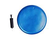 Soozier Inflatable Balance Disc Core Training Wobble Cushion w Pump Blue