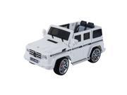 Mercedes Benz G55 12V Kids Electric Ride On Car with MP3 and Remote Control White