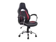 HomCom Race Car Style PU Leather Gaming Office Chair – Red