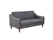 HomCom Two Seat Sofa Dark Grey