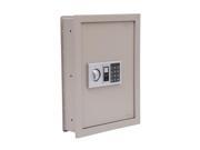 HomCom 19 x 14 x 4 Digital Wall Mounted Home Security Storage Safe Grey