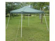 Outsunny 10 x 10 Slant Leg Easy Pop Up Canopy Party Tent Green
