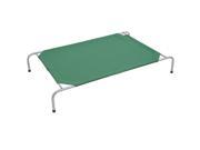 Pawhut 43 x 31 Elevated Dog Bed Pet Cot Green