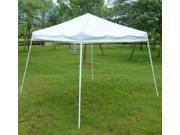 Outsunny 8 x 8 Slant Leg Easy Pop Up Canopy Party Tent White