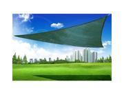 Outsunny 10 ft. Triangular Sail Shade – Forest Green