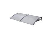 Outsunny 78 Polycarbonate Patio Door Awning