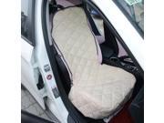 PawHut Quilted Car Bench Seat Cover for Pets Beige