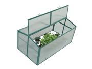 Outsunny 52 x 28 Aluminum Vented Cold Frame Greenhouse