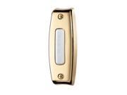 Nutone PB7LPB Door Chime Pushbutton lighted in polished brass
