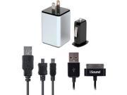 ISOUND ISOUND 2149 iPad R iPhone R iPod R USB Device 2.1 Amp 4 in 1 Combo Charger Pack