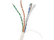 VERICOM MBW6U 01444 CAT6 UTP Solid Riser CMR Cable 1 000ft Pull Box White
