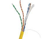 VERICOM MBW6U 01445 CAT 6 UTP Solid Riser CMR Cable 1 000ft Pull Box Yellow