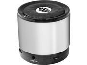 PyleHome PBS2SL Bluetooth Mini Speaker with Hands Free Call Answering and Music Streaming AUX In 8 Hour Playback Silver