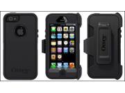 Otterbox Defender Series Rugged Protection All Black Case for iPhone 5C