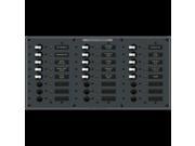 Blue Sea 8264 Traditional Metal DC Panel 24 Positions