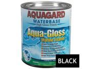 Aquagard Aqua Gloss Waterbased Enamel 1Qt Black