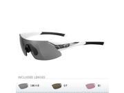 Tifosi Podium XC Golf Interchangeable Sunglasses White Gunmetal