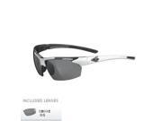 Tifosi Jet Single Lens Sunglasses White Gunmetal