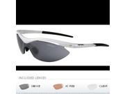 Tifosi Slip Interchangeable Lens Sunglasses Pearl White