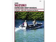Clymer Suzuki 2 225 HP Outboards Includes Jet Drives 1985 1991