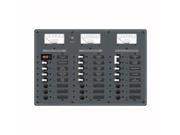 Blue Sea 8084 AC Main 6 Positions DC Main 15 Positions Toggle Circuit Breaker Panel White Switches