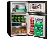 Haier HC32TW10SB 3.2cu ft 2Door Mini Refrigerator for Garage Dorm Office Black