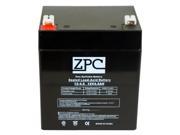 ZPC 12V 4.5Ah Sealed Lead Acid SLA Battery for Security Alarm Backups