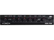 NEW XXX XEQ700 7 BACK GRAPHIC EQUALIZER W LED POWER METER AND SUBWOOFER OUTPUT