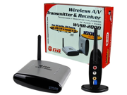 NEW NIPPON WVSR2000 2.4GHz WIRELESS A V TRANSMITTER AND RECEIVER