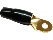 NEW XSCORPION RT0B GOLD PLATED RING TERMINALS WITH 5 16 HOLE 1 0 GA BLACK
