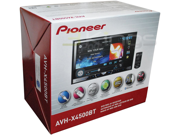 NEW PIONEER AVH X4500BT 7 DOUBLE DIN CAR AUDIO IPHONE IPOD BLUETOOTH AVHX4500BT