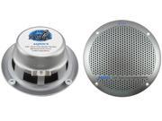 New Pair Lanzar Aq5cxs 5.25 400W 2 Way Marine Boat Audio Stereo Speakers Silver