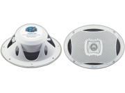 New Pair Lanzar Aq69cxw White 500W 6X9 2 Way Marine Speakers