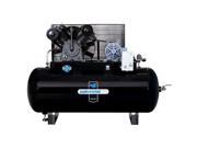 IH9919910 230V 10 HP 120 Gallon Oil Lube Horizontal Air Compressor with Aosmith Motor
