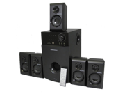 Theater Solutions TS514 Home Theater 5.1 Multimedia Speaker System with USB SD and FM Tuner