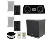 Theater Solutions 5.1 Home Audio Speakers 4 Speakers 1 Center 12 Powered Sub and More TS50WC51SET7