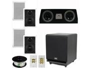 Theater Solutions 5.1 Home Audio Speakers 4 Speakers 1 Center 10 Powered Sub and More TS50WC51SET5
