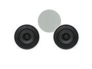 Theater Solutions TSQ670 In Ceiling 70 Volt 6.5 Speakers Quick Install 3 Speaker Set TSQ670 3S