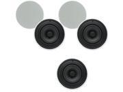 Theater Solutions TSQ670 In Ceiling 70 Volt 6.5 Speakers Quick Install 5 Speaker Set TSQ670 5S